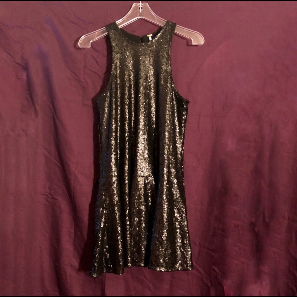 Free People Sequin Mini Dress